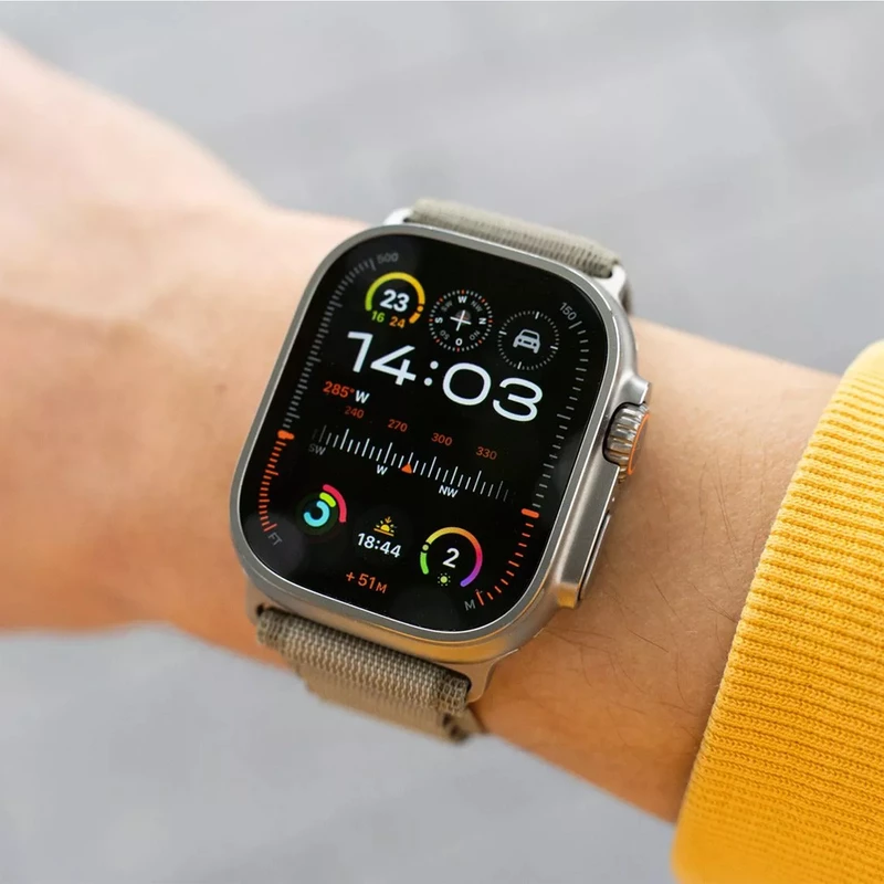 ساعت هوشمند اپل مدل Ultra 2 Titanium Case Trail Loop 49mm - Image 10