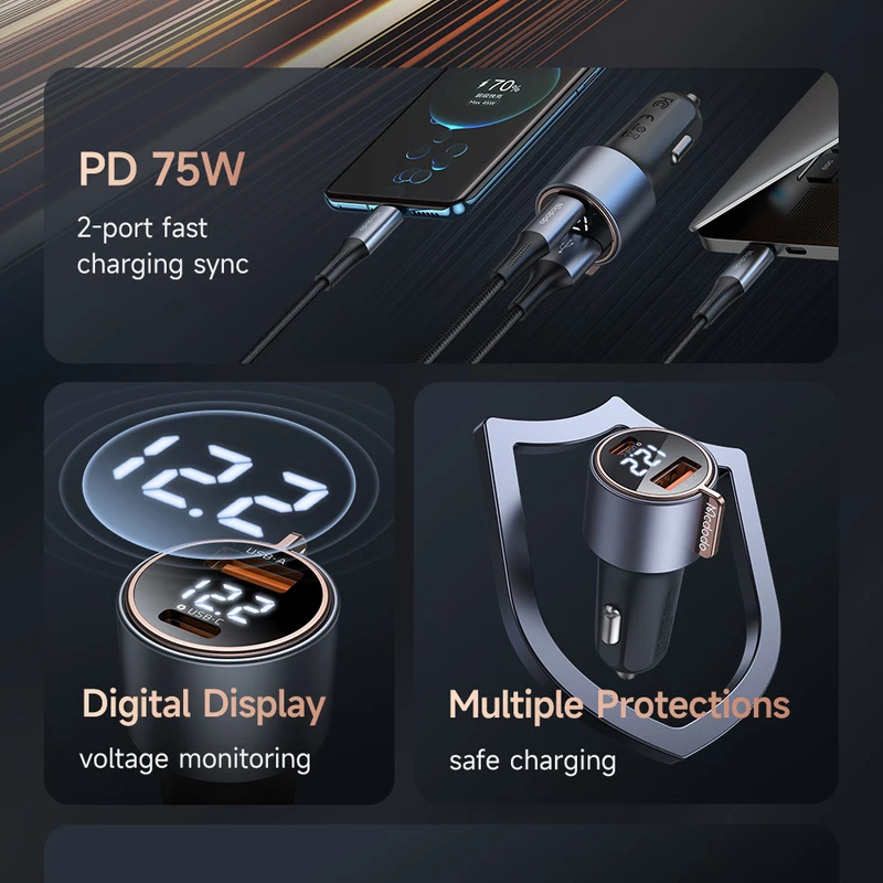 شارژر فندکی 75وات مک دودو مدل CC-3690 - Image 6